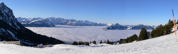 Nebelmeer von der Haggenegg