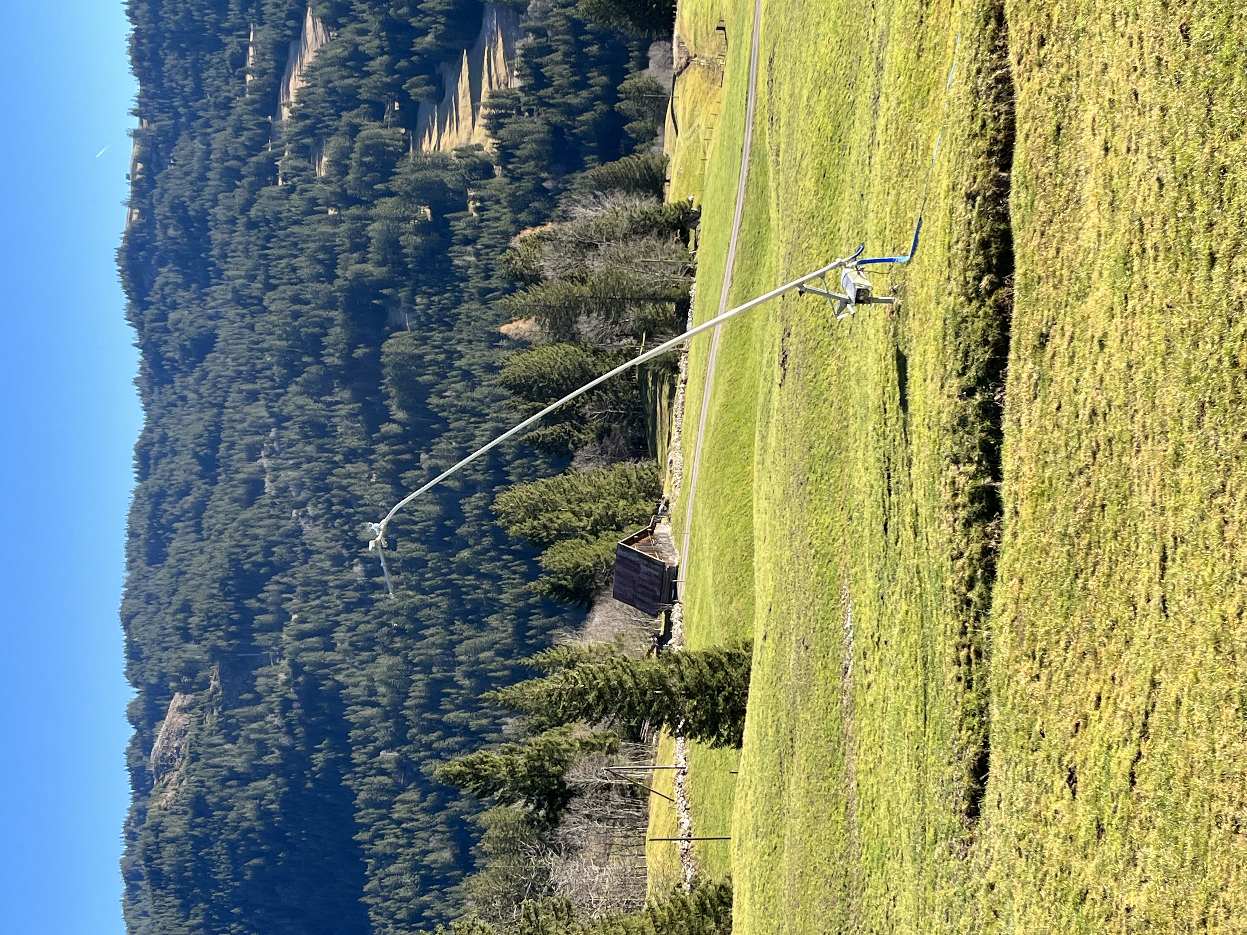 Vorbereitungen zur Beschneiung im Vorwinter