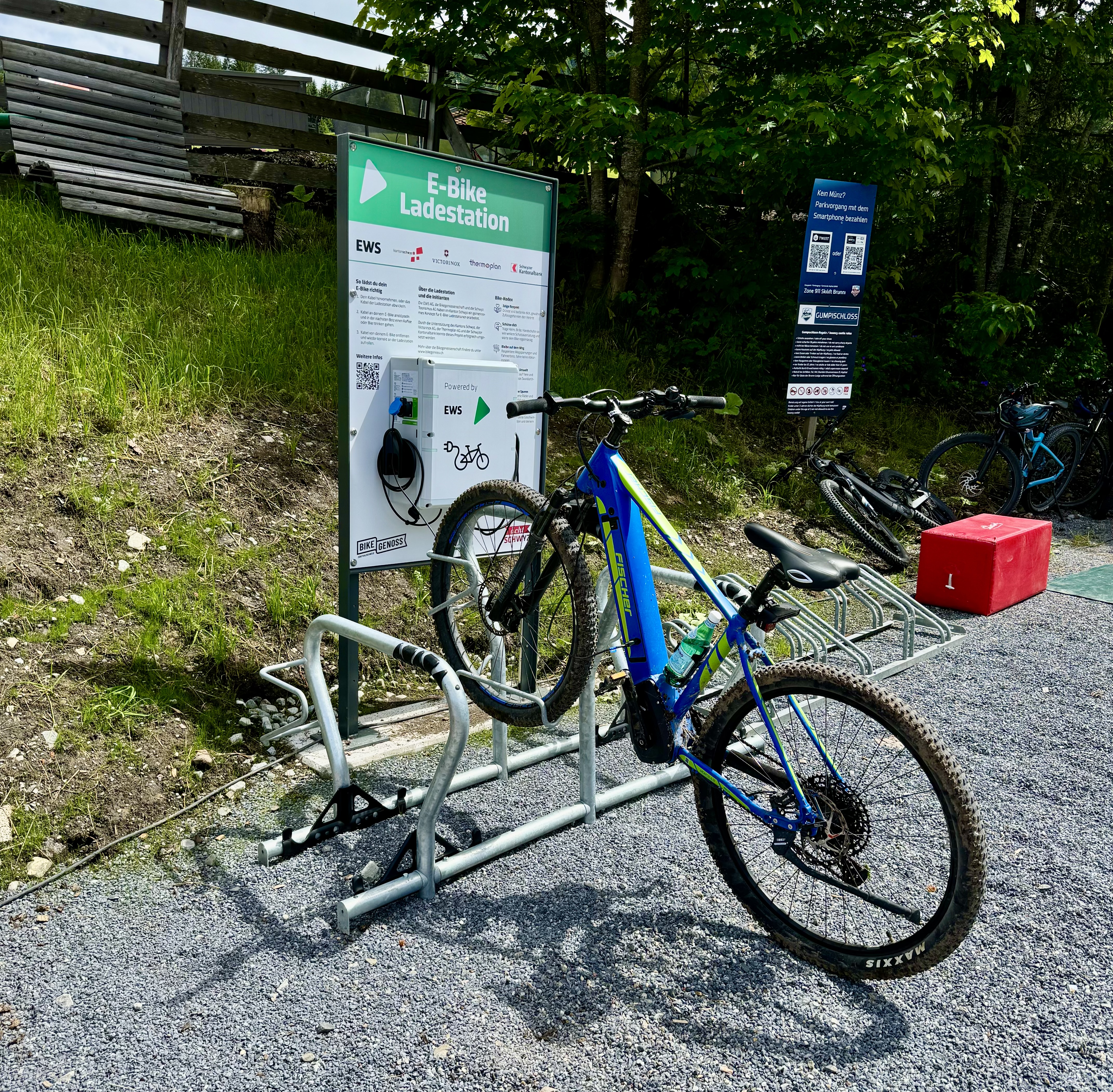 Elektrovelo Ladestation