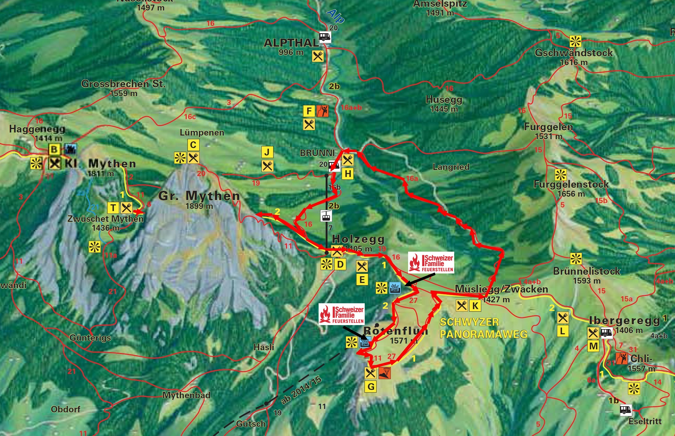 Wanderkarte