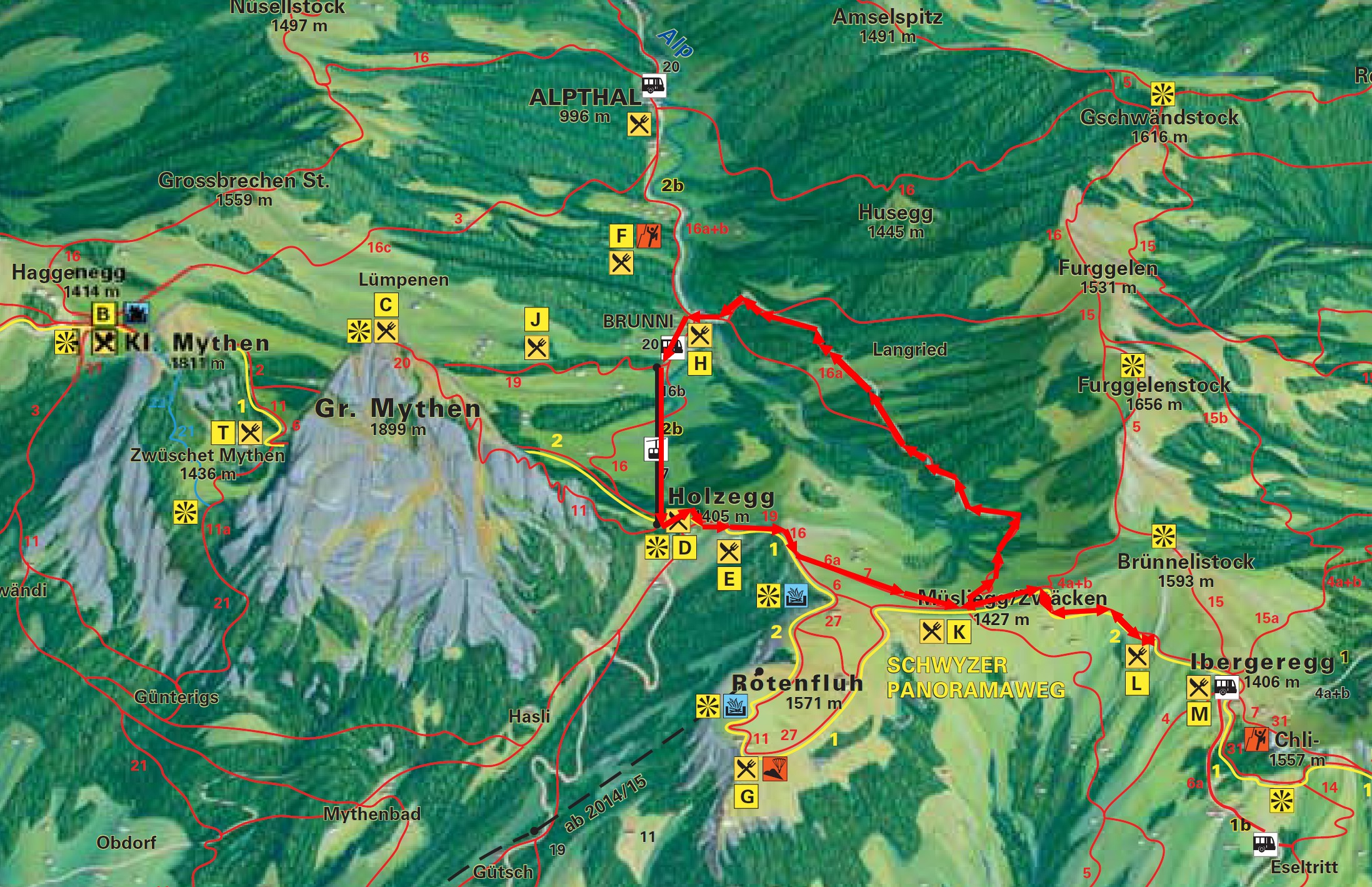 Wanderkarte