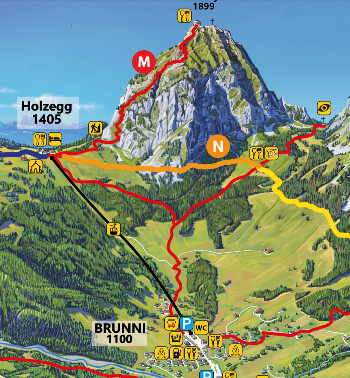 Mythen Nordwand Erleben Brunni Alpthal