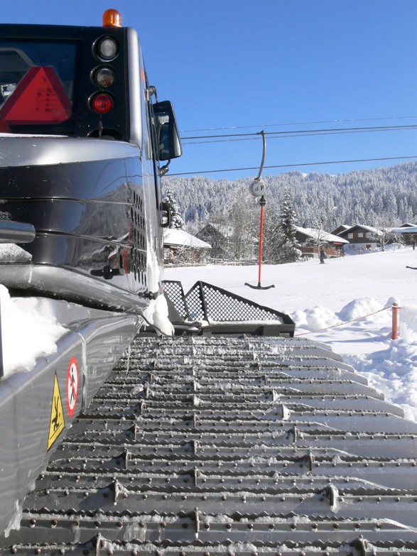 Mitfahren im Pistenbully in Brunni-Alpthal