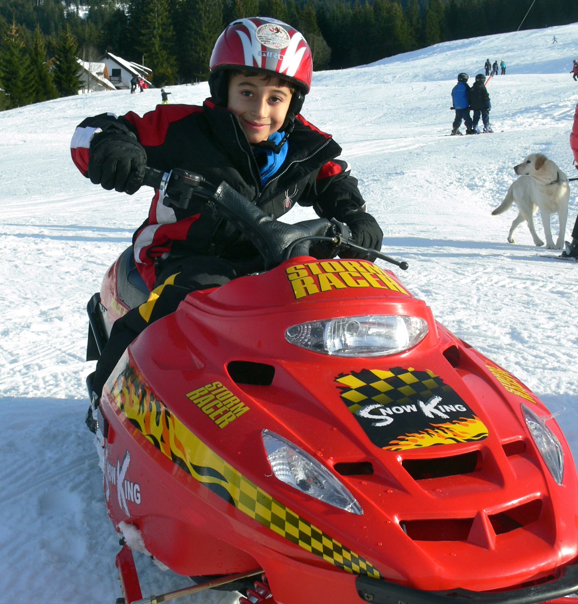 Schneetöff-Fahren in Brunni-Alpthal